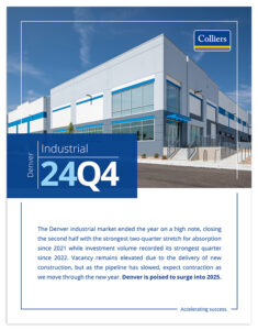 4th Q 2024 Denver Industrial Market Report